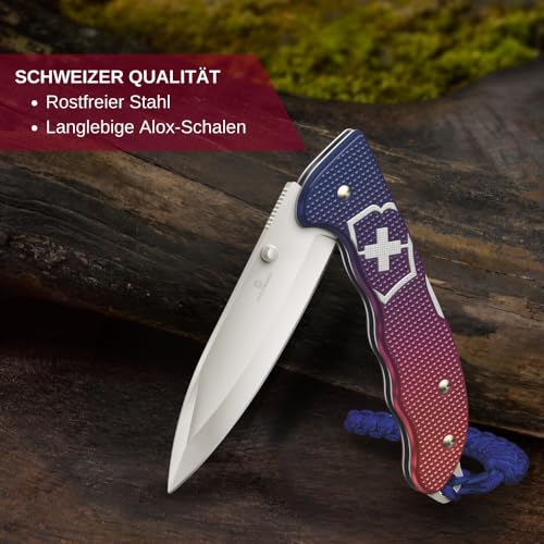 Canivete Victorinox Evoke Alox Azul e Vermelho