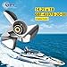 VIF Jason Marine OEM Upgrade Stainless Steel Boat Propeller Compatible with Yamaha 150hp 175hp 200hp 220hp 225hp 250hp F150 F175 F200 F225 Outboard Engines,15 Spline Tooth (Right-hand, 14 1/4 x 18 RH)
