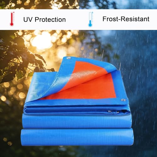 Lona de protección impermeable multiusos para funda protectora azul 5
