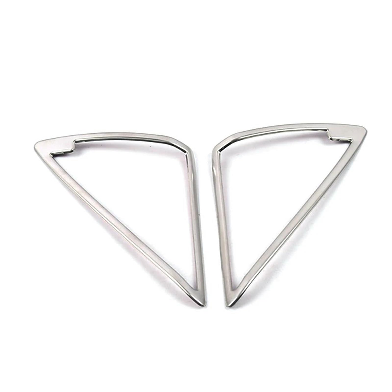 Cubierta de pilar de sonido para coche y embellecedor de columna triangular interior plata 4