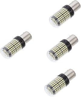 SUPVOX 4Pcs Led Turn Signal Led For Car Led Light Bulb Car Anti-Stroboscopic Lamp Car's Brake Light Car Decoding Light Car Brake Lamp LEDs Automatic Brake Light White Aluminum Alloy T20