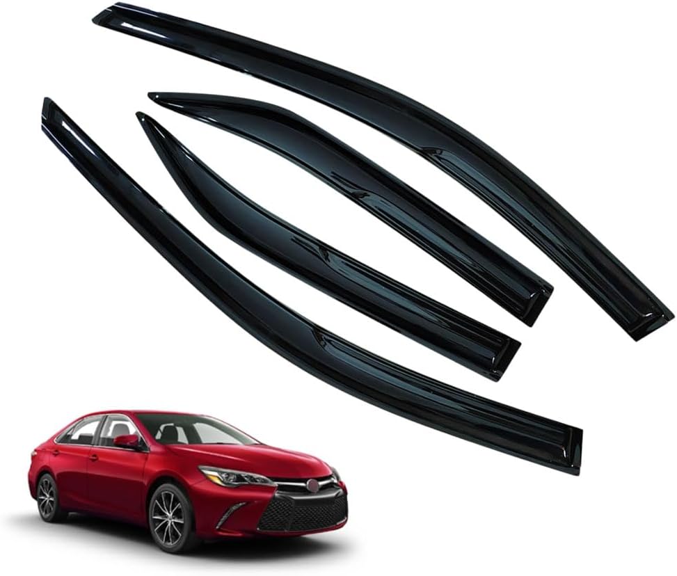 Window Visors Rain Guards for Toyota Camry 2018 2019 2020 2021 2022 2023 2024 Accessories, Wind Deflectors Vent Shades for Toyota Camry