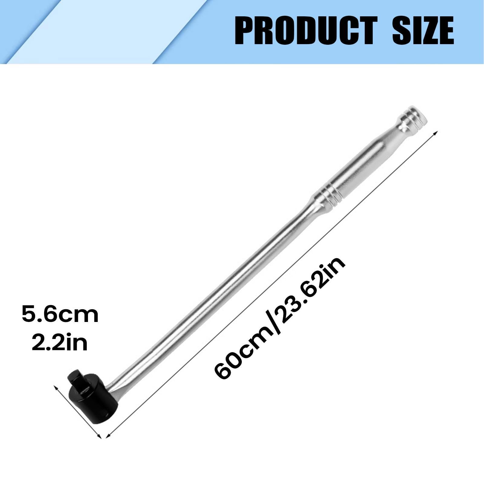 Generisch Set di chiavi a , adattatore flessibile da 1/2" | chiave dinamometrica con blocco a sfera a molla per auto, per meccanici, auto, moto, camion, bicicletta, angolo, garage,