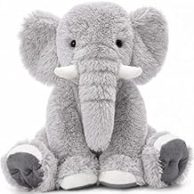 MorisMos Giant Elephant Stuffed Animal, 19.6inch Large Stuffed Elephant Plush Toy Plush Soft Elephant Plush Gifts for Kids, Girls Boys,Toddlers, Gray