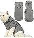 PUPTECK Winter Dog Cat Sweater Coat - Soft Cold Weather Clothes Knitwear for Kitties & Small Dogs Indoor Outdoor Walking Warm, Knitted Classic for Doggies Kitties Girls Boys