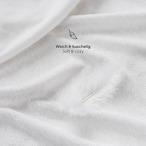 Blumtal® Frottee Spannbettlaken 90x200x27cm - Oeko-TEX zertifiziertes Spannbetttuch 90x200x27cm - Frottee-Spannbettlaken bis 27cm… – Ansicht 6
