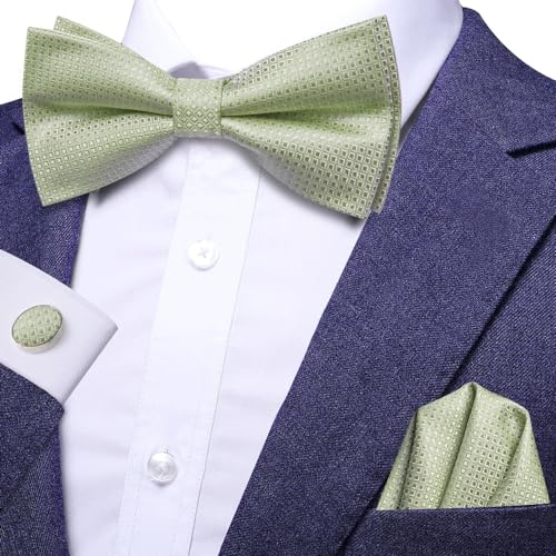 Corbatín preanudado de seda para hombre ZUIAI miniatura 2