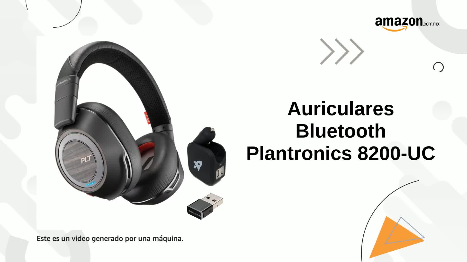 Plantronics Voyager 8200-UC Stereo Bluetooth Headphones, for