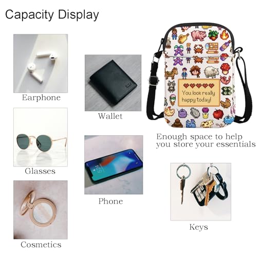 Video Game Inspired Gift Gamer Merchandise Crossbody Bag Cosplay Game Fans Gift Farming Country Adventure Gaming Gift4