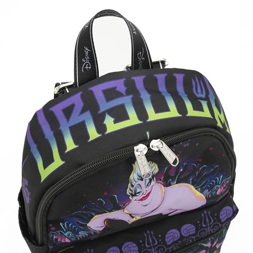 Wondapop - The Little Mermaid - Ursula 13"" Nylon Daypack, Black3