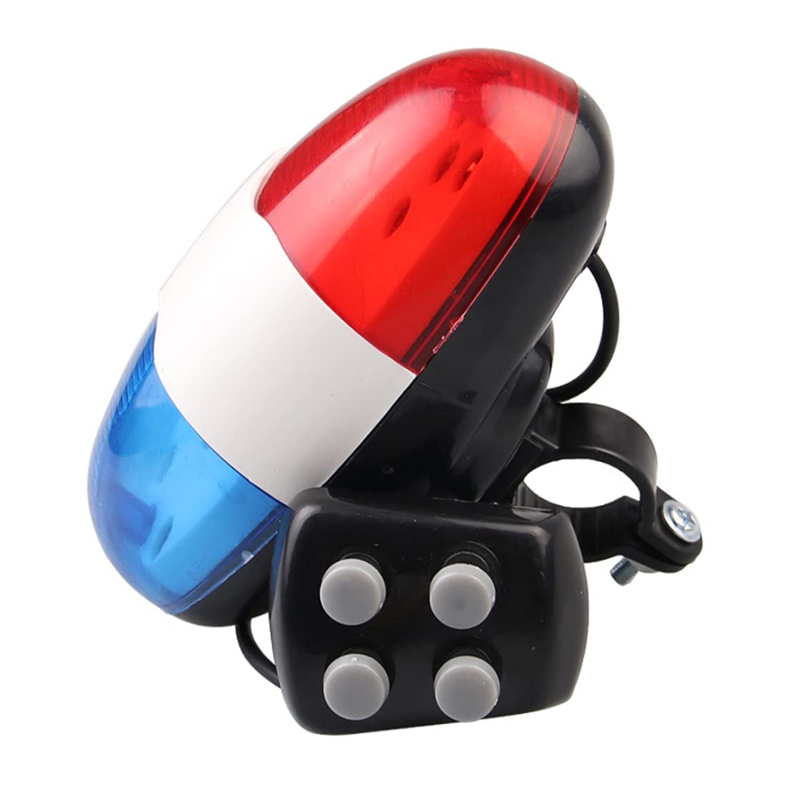 bike bell bike horn Bicycle Electronic Horn Tail Lamp Electronic Bike Light with 4 Tones Loud Police Siren Bicycle Trumpet Cycling Horn Bell Light