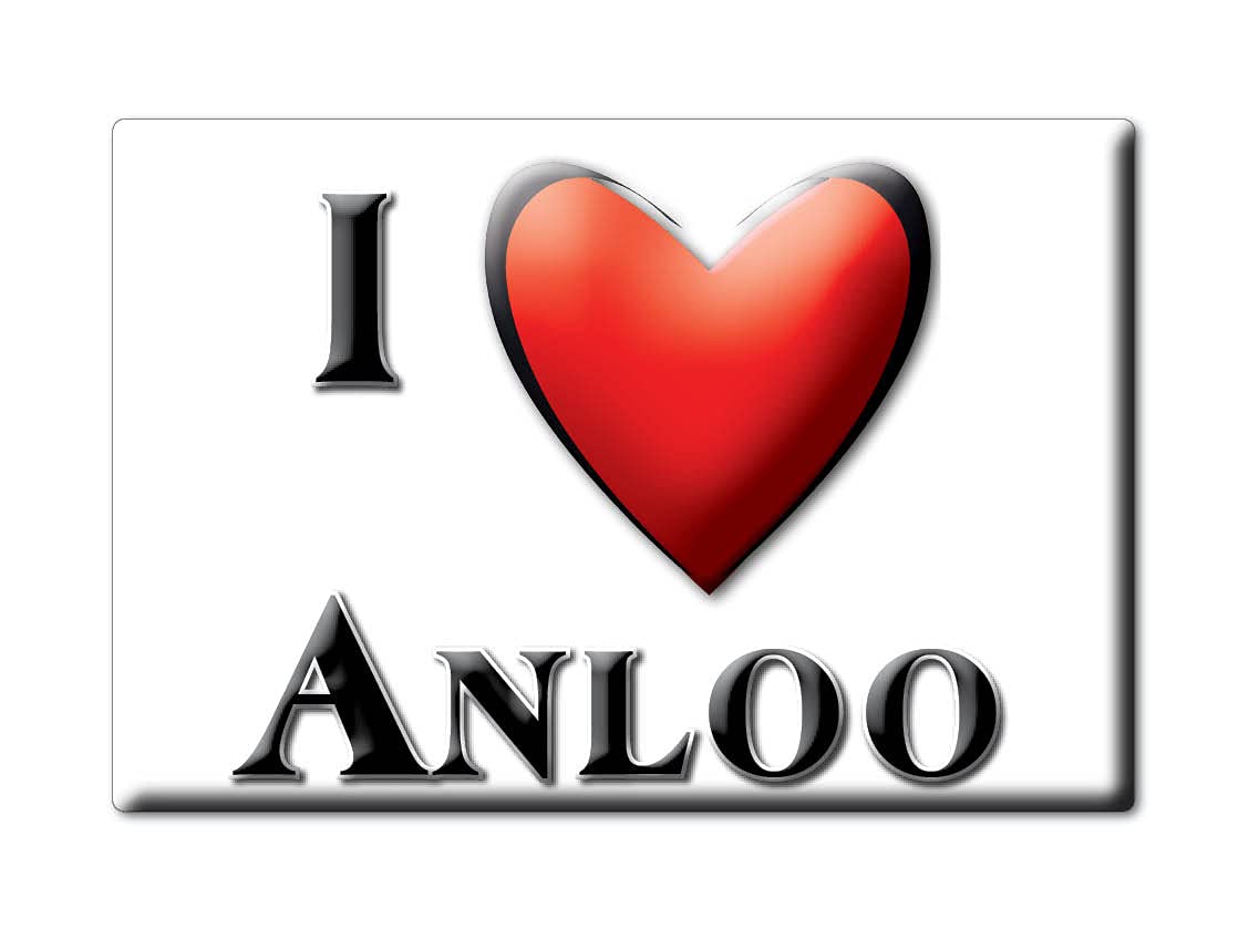 Enjoymagnets ANLOO (D) FRIDGE MAGNET NETHERLANDS DRENTHE SOUVENIR I LOVE GIFT PRESENT