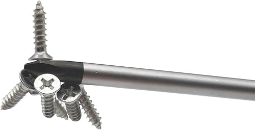 Miniatura 7 de Sipery Destornillador Phillips de 4 pulgadas con mango antideslizante, punta magnética de 0.236 in PH2, destornillador de cabeza cruzada, 2 unidades