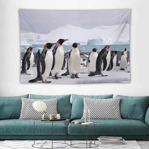 Tapisserie murale pingouins pour créer un salon vintage et une chambre douce