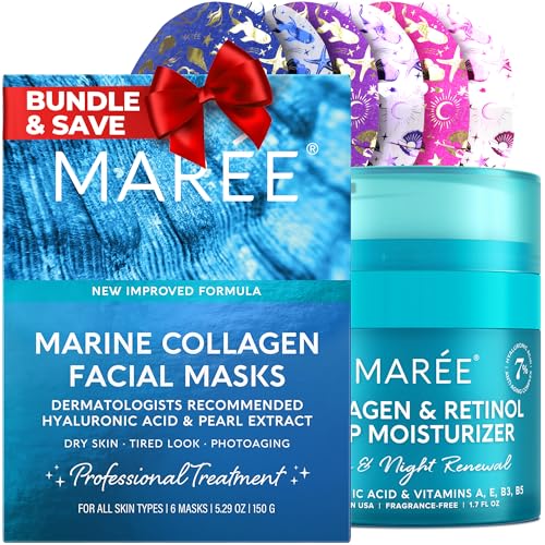 Amazon.com : MAREE Collagen Boost Bundle - Sheet Moisturizing