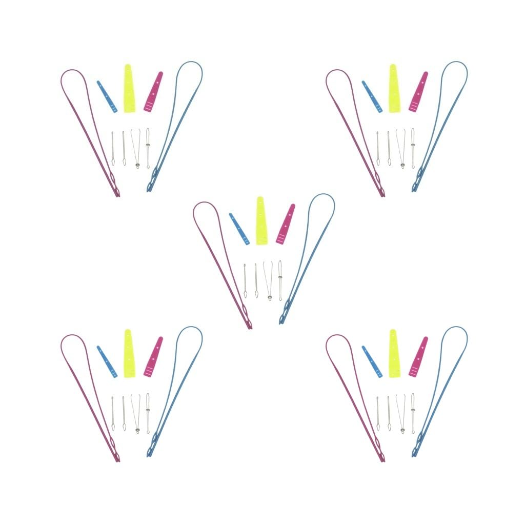 5 Set of 9 Pcs Drawstrings Threader Sewing Loop Turner Hook Elastic Glides Guides
