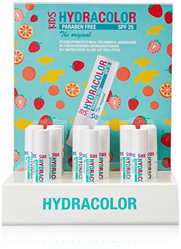Hydracolor Bálsamo labial para niños, 18 piezas Cover