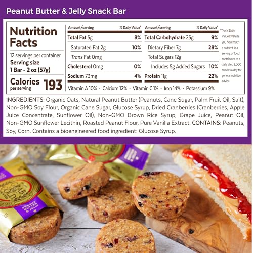 Image of Grab The Gold Protein Snack Bar Variety Pack | Plant-Based Protein, Gluten-Free, Vegan, Dairy-Free, Kosher | 14 Count Variety Pack 7 Chocolate Peanut Butter & 7 Peanut Butter & Jelly, Made in USA