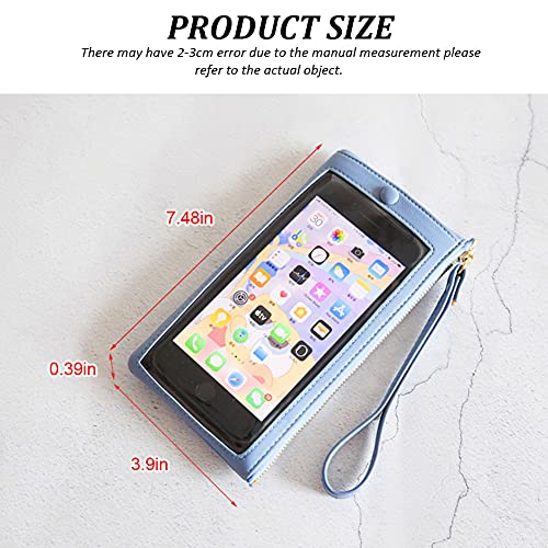 Women Touch Screen Crossbody Bags Cell Phone Wristlets Purse RFID Blocking Clutch Wallets Card Holder2