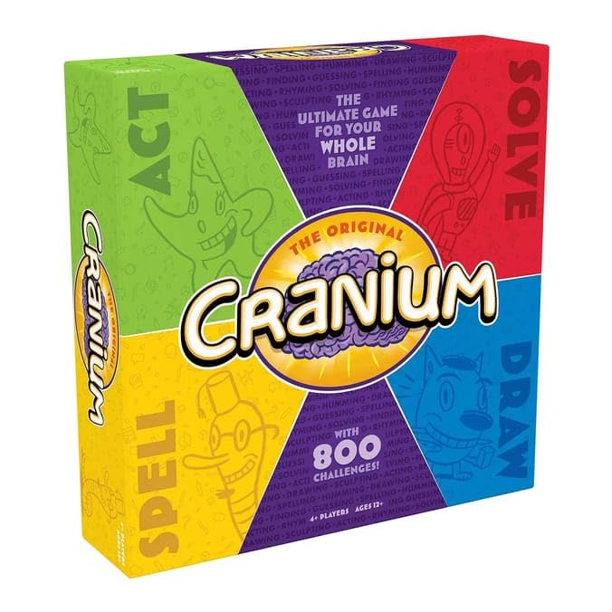 Cranium Classic The Original Family Board Game | Family Kids Board Games | Kids Toys | The Fast Talking Description Games for Adults And Children Suitable From 12+ Years for 4+ players.