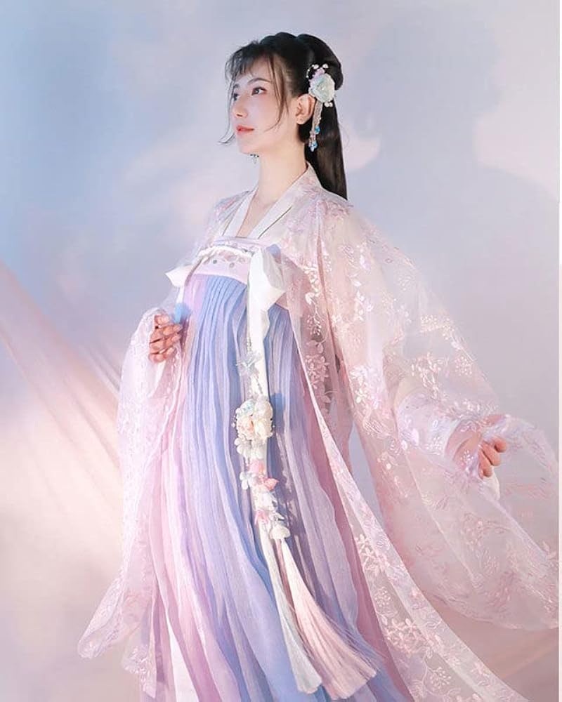 Amazon.co.jp: [XIAOQI] 4セット 漢服 仙女服 中国古代宮廷風