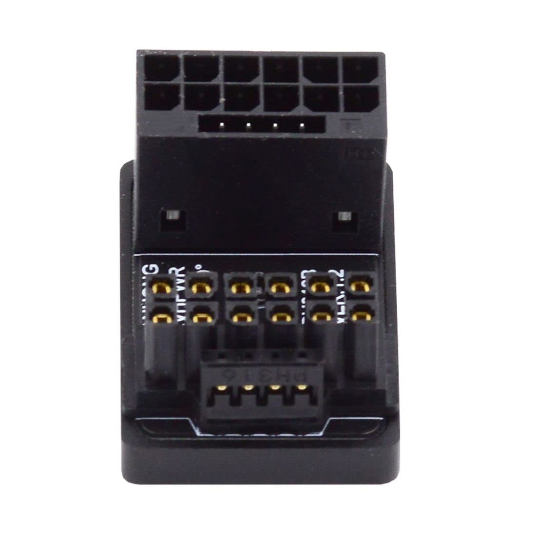 Adaptador 12VHPWR 16 pines angular 360 para cable modular PCI-E 5.0 ATX 3.0 8