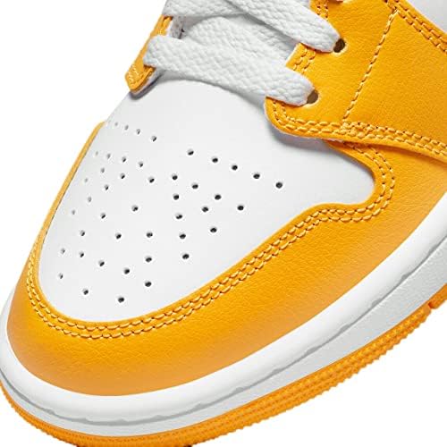 Jordan Womens WMNS 1 Mid BQ6472 117 White/University Gold - Size 10W | Image 7