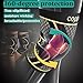 Copper Knee Braces for Women and Men 2 Pack, Knee Compression Sleeve for Knee Pain, Arthritis,ACL, Meniscus Tear, Joint Pain Relief, Knee Support for Running, Working Out, Fitness, Weightlifting-M