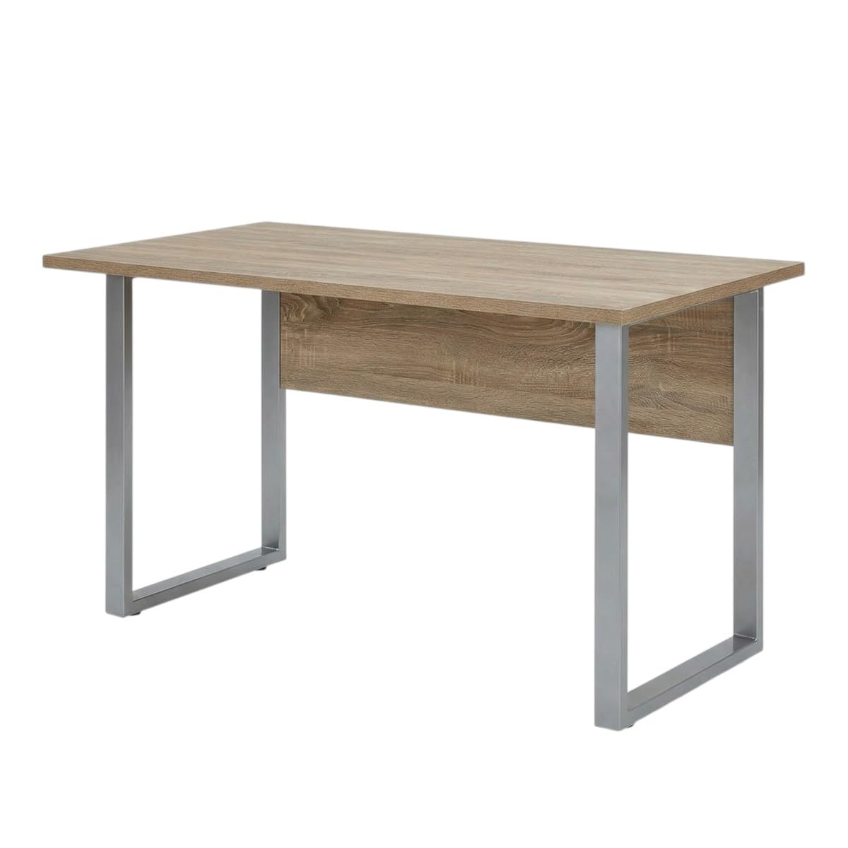 moebel-dich-auf Büromöbel Set Komplett TABOR 3 mit Schreibtisch, Rollcontainer, Aktenschränken & Regal – Büro Komplettlösung Korpus Eiche Sonoma Front weiß Hochglanz