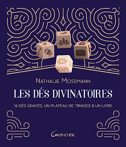 Les Dés divinatoires - 16 dés gravés, un plateau de tirages & un livre - Coffret