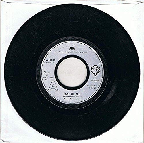 TAKE ON ME 7 INCH (7" VINYL 45) UK WARNER 1985