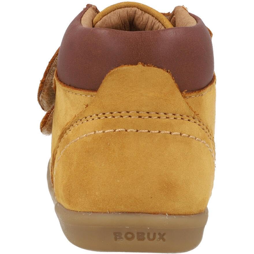 Bobux i-Walk Timber Boots Premium Nubuck Leather Oak Buff Adjustable Straps Padded Collar3