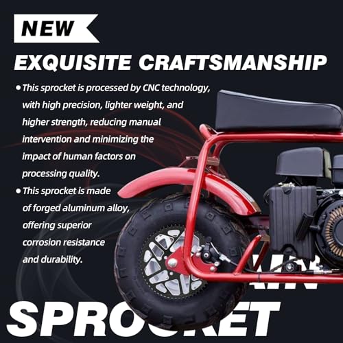 Image of 60T 420 Chain Sprocket 40 /41 /420 40MM Bore Rear Drive Wheel Sprocket CNC for CT200U CT200U-EX BT200X Baja Warrior Predator 212cc 196cc Go Kart Trail 200 MB165 MB200 Mini Bike Black
