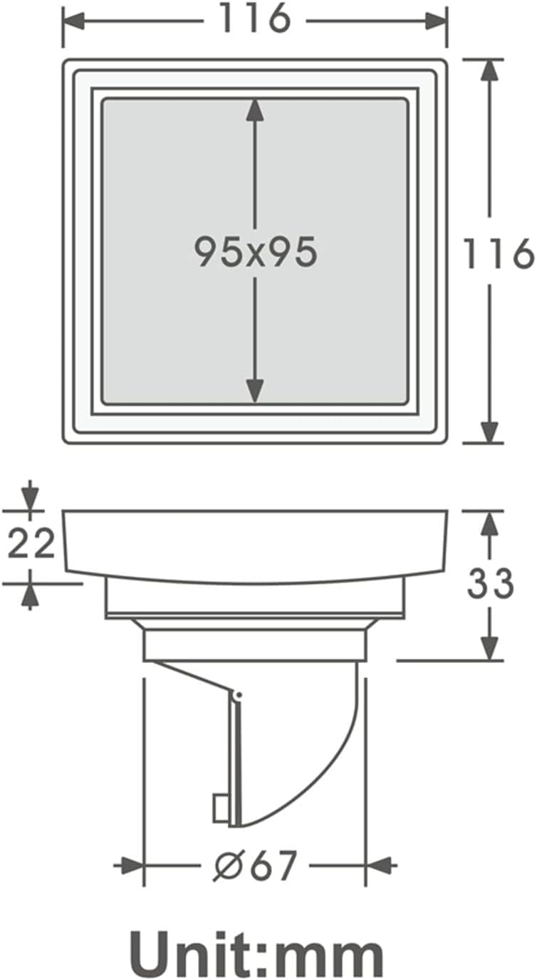 Desagüe de Ducha Lineal (Messing Antik Optik)