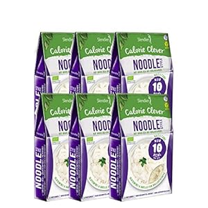 Slendier biologische konjac-noedels, Noodle-stijl, caloriearm, shirataki, glutenvrij 6 x 250 g