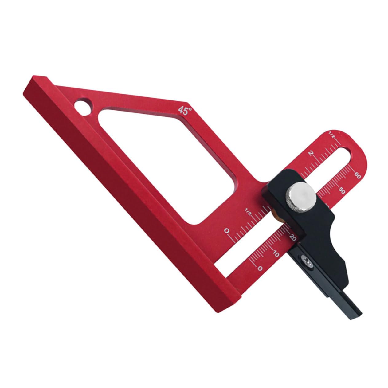 Réglet de profondeur pour scie de banc Zerodeko en alliage d'aluminium en menuiserie
