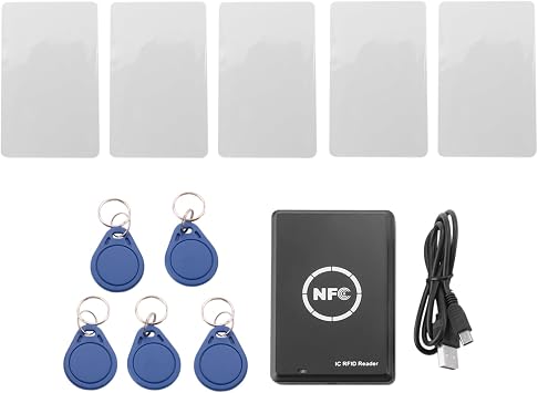RFID Copier Duplicator Key Fob NFC Smart Card Reader Writer 13.56MHz Encryption Programmer USB UID 4305 Card Tag Copy