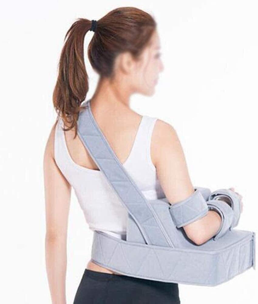 Soportes de Brazo Ajustables, inmovilizador de Cabestrillo de abducción de Hombro con Almohada y Bola de abducción, inmovilizadores de Abrazadera de Brazo para Reducir el Dolor/Fatiga