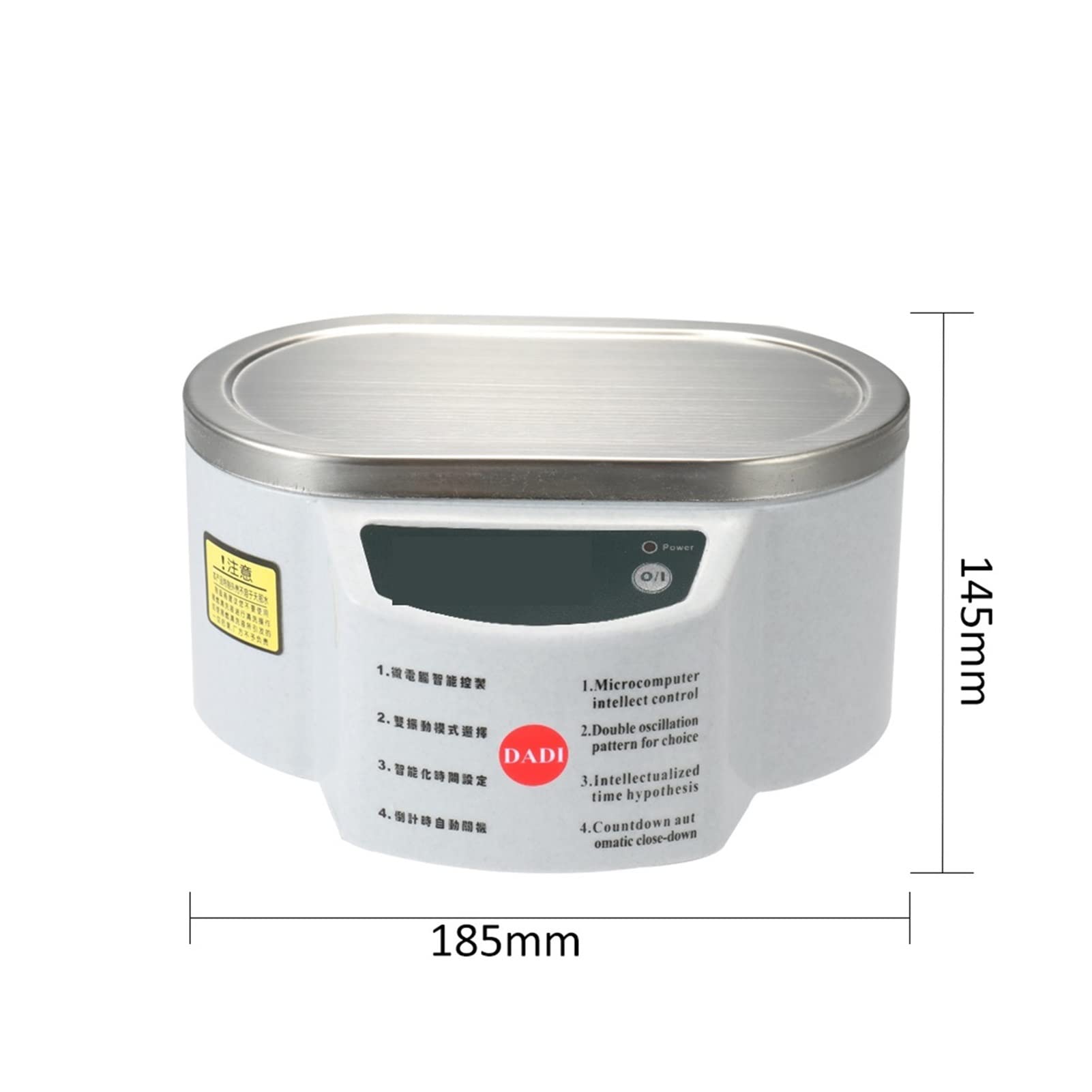 Urządzenie do czyszczenia ultradźwiękowego Cyfrowa ultradźwiękowa czyszczenie ultradźwiękowe szklanki biżuterii maszyna do czyszczenia Ultrasound Jewelry 500 ml(50W)