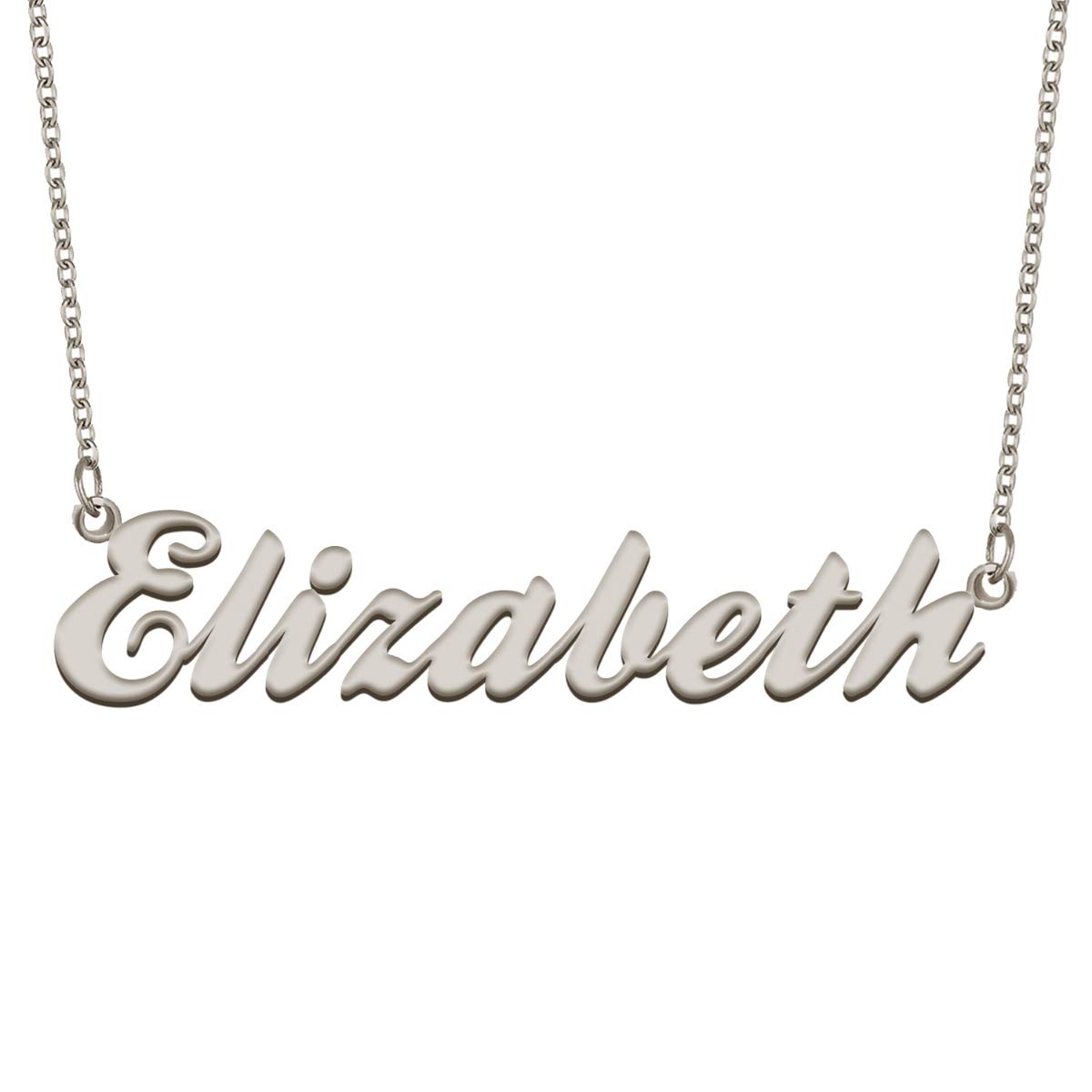 Dancing WolfCustom Name Necklace Personalized Customized Any Names Stainless Steel Jewelry Mother Day Gift