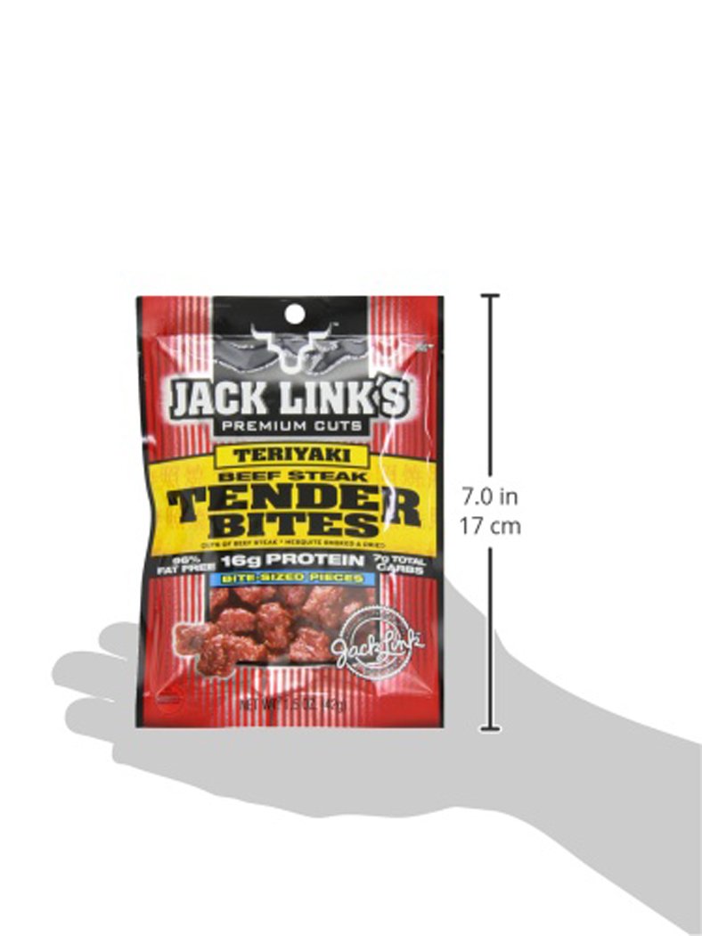 Jack Links Beef Jerky Jack Links Teriyaki Nuggets, 1.5-Ounce Bags (Pack of 10)