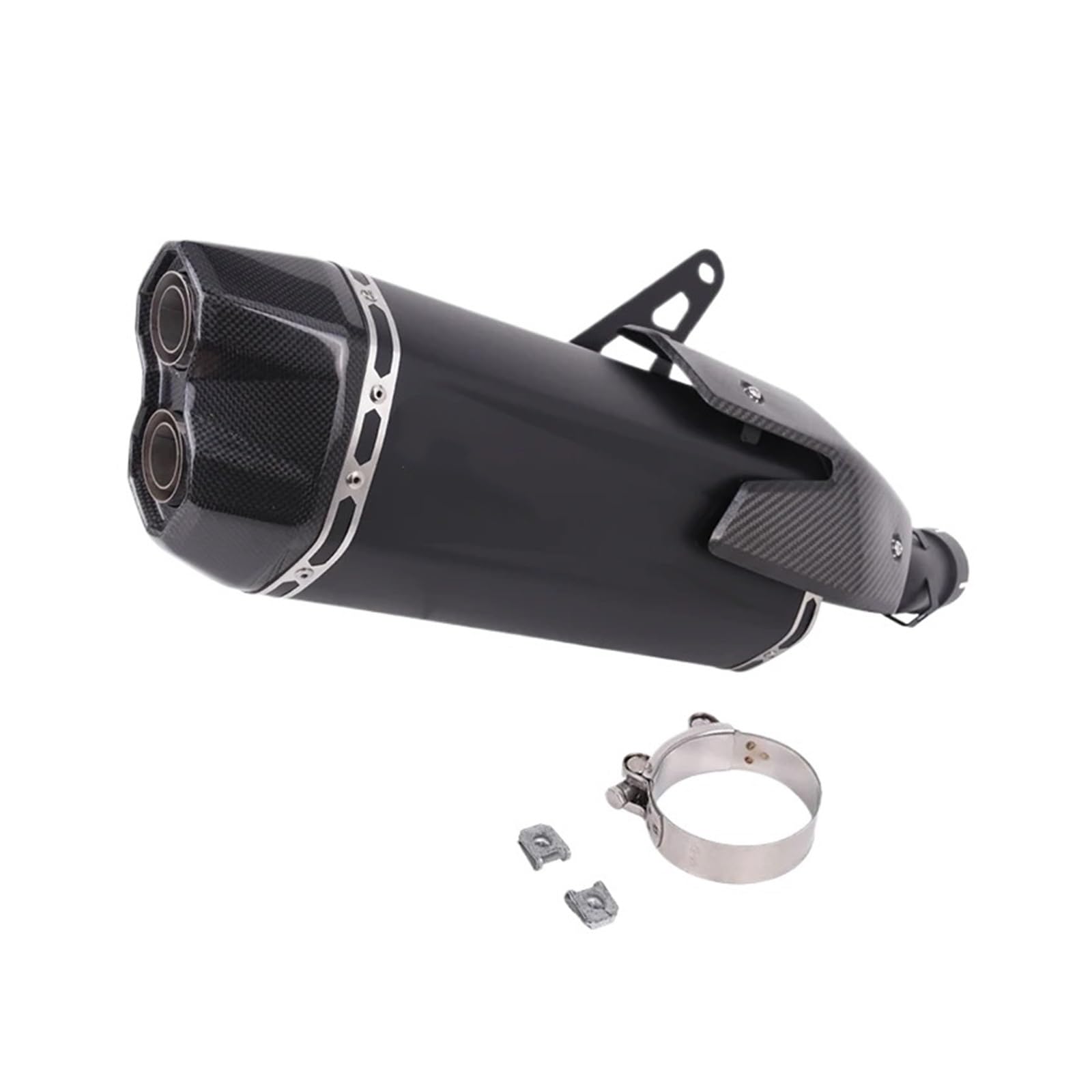 rura wydechowa motocyklowy wydech Slip On Pasuje Do Bmw R1200GS Adventure R1250GS ADV Motocyklowy Układ Wydechowy Z Otworem Głowica Węglowa(Type L)