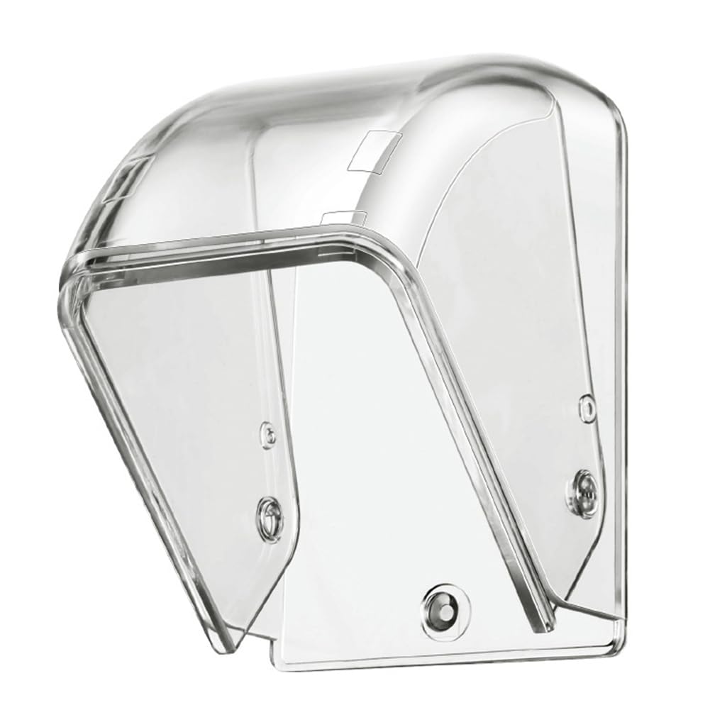 Yogelgs Doorbell Rain Cover Outdoor Transparent Waterproof Cover Transparent Outdoor Wireless Rainproof Doorbell Box