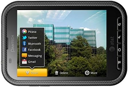 Pantech Pocket P9060 Unlocked GSM Phone with Android 2.3 OS, Touchscreen, 5MP Camera, Video, GPS, Wi-Fi, SNS Integration, MP3/MP4 Player and microSD Slot - Gray