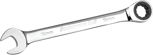 Miniatura 18 de Performance Tool W30359 Llave de trinquete métrica de cromo vanadio profesional de 0.748 in