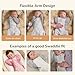 KIDIRA Swaddle for Newborns, Baby Swaddles 1-3 Months 5-13lb, Arms Up Swaddle 1-3 Months Newborn with Moisture-Wicking Fabric, Promotes Healthy Hip Development, 2-Way Zipper & Foot Buttons, 1Pack