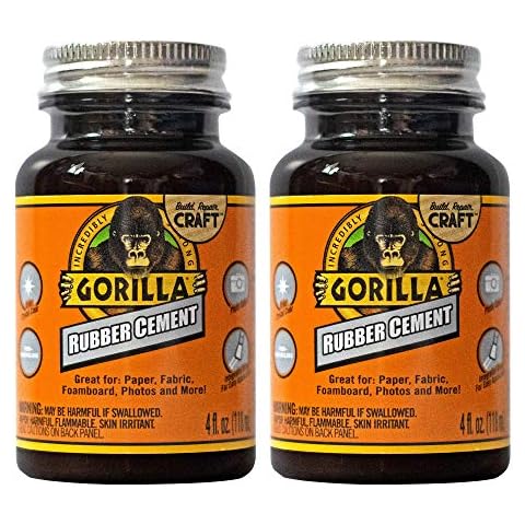 Gorilla Rubber Cement with Brush Applicator Cover