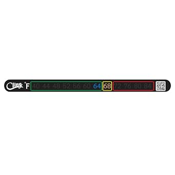 Temperature Tape - Stick on Fly Fishing Thermometer for Flat Surfaces - Highlight Safe and Unsafe temperatures for Trout with Color Coded Boxes Fahrenheit