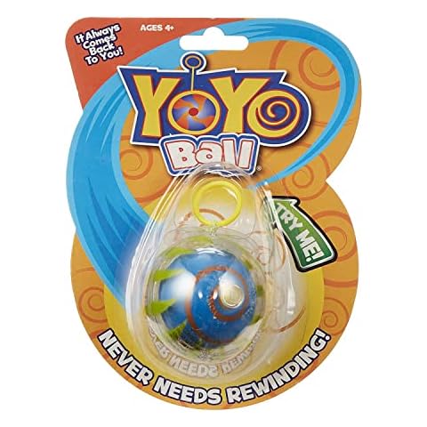 Yoyo Ball Automatic Return Yoyo, Assorted Colors and Patterns, Never Needs rewinding, New Twist on Old Fun, Enhances Motor Skills and Hand-Eye Coordination, Grows with Skill Level Cover