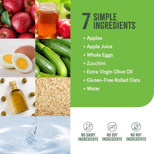 Image of REAL FOOD BLENDS Eggs, Apples & Oats, Pureed Breakfast Meal for Tube Feeding, 8g Protein, 23 Vitamins and Minerals, 9.4 oz (12 Pack)